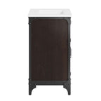 EEI-6413-WHI-BLK Steamforge 24" Bathroom Vanity by Modway