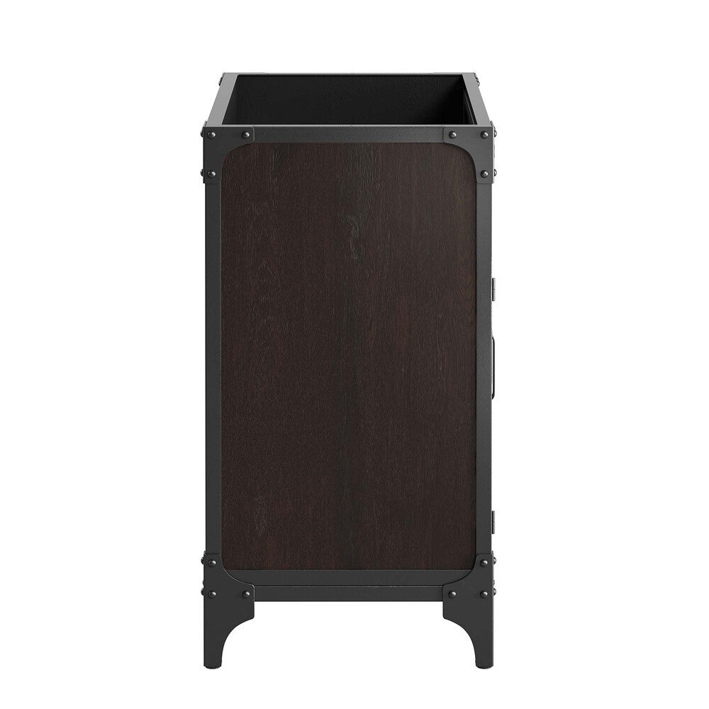 EEI-6128-BLK-WAL Steamforge 30" Bathroom Vanity Cabinet (Sink Basin Not Included) by Modway