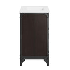EEI-6415-WHI-BLK Steamforge 30" Bathroom Vanity by Modway