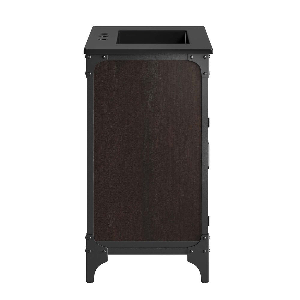 EEI-6416-BLK-BLK Steamforge 30" Bathroom Vanity by Modway