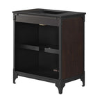 EEI-6416-BLK-BLK Steamforge 30" Bathroom Vanity by Modway