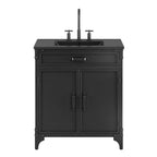 EEI-6416-BLK-BLK Steamforge 30" Bathroom Vanity by Modway