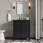 EEI-6416-BLK-BLK Steamforge 30" Bathroom Vanity by Modway