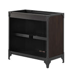 EEI-6129-BLK-WAL Steamforge 36" Bathroom Vanity Cabinet (Sink Basin Not Included) by Modway