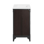 EEI-6417-WHI-BLK Steamforge 36" Bathroom Vanity by Modway