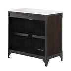 EEI-6417-WHI-BLK Steamforge 36" Bathroom Vanity by Modway