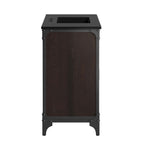 EEI-6418-BLK-BLK Steamforge 36" Bathroom Vanity by Modway