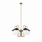 EEI-5658-OPA-SBR Stellar 5-Light Chandelier by Modway