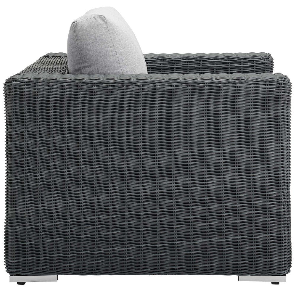 EEI-1864 Summon Outdoor Patio Fabric Sunbrella&reg; Armchair by Modway