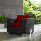 EEI-1864 Summon Outdoor Patio Fabric Sunbrella&reg; Armchair by Modway