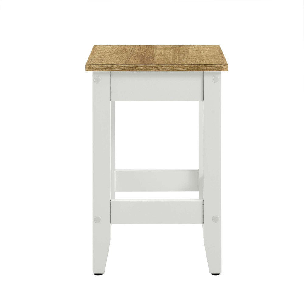 EEI-6729-OAK-WHI Sunbrook Kitchen Stool by Modway