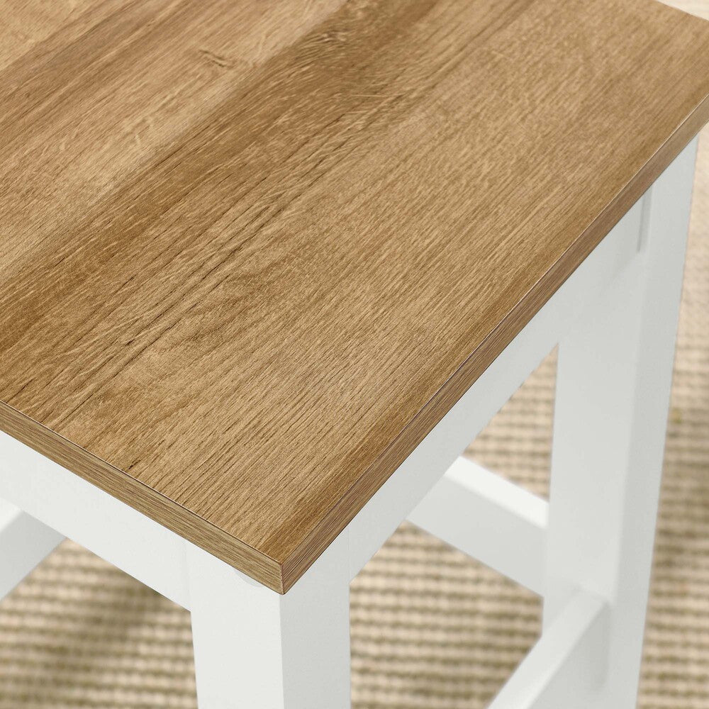 EEI-6729-OAK-WHI Sunbrook Kitchen Stool by Modway