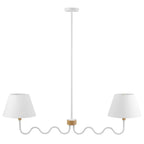 EEI-6882 Sunlit Squiggle 2-Arm Pendant Light by Modway