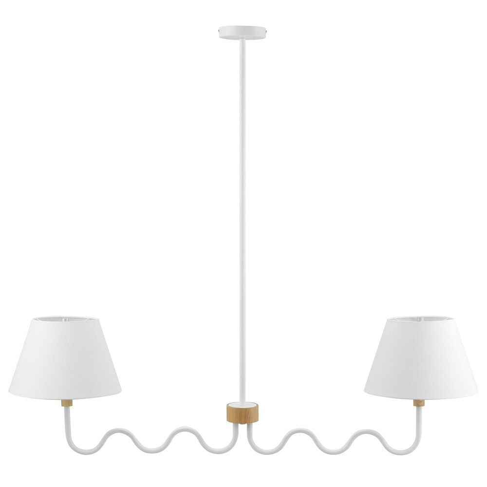 EEI-6882 Sunlit Squiggle 2-Arm Pendant Light by Modway