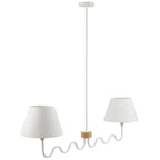EEI-6882 Sunlit Squiggle 2-Arm Pendant Light by Modway