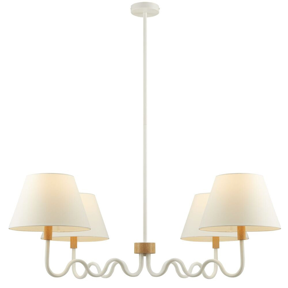 EEI-6883 Sunlit Squiggle 4-Arm Pendant Light by Modway