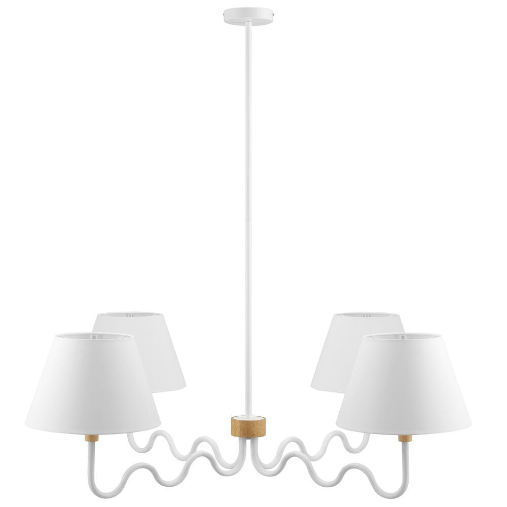 EEI-6883 Sunlit Squiggle 4-Arm Pendant Light by Modway