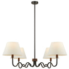 EEI-6883 Sunlit Squiggle 4-Arm Pendant Light by Modway