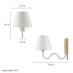 EEI-6881 Sunlit Squiggle Arm Wall Sconce by Modway