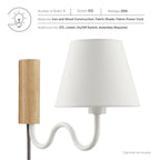 EEI-6881 Sunlit Squiggle Arm Wall Sconce by Modway