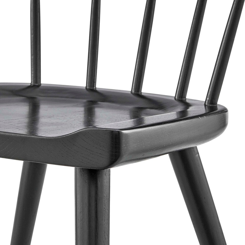 EEI-4650-BLK Sutter Wood Dining Side Chair by Modway