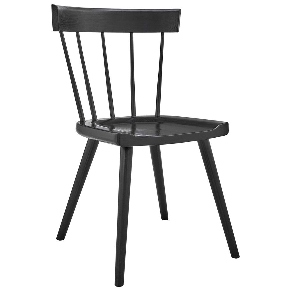 EEI-4650-BLK Sutter Wood Dining Side Chair by Modway