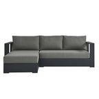 EEI-6670 Tahoe 2-Piece Outdoor Patio Powder-Coated Aluminum Left-Facing Chaise Sectional Sofa Set by Modway