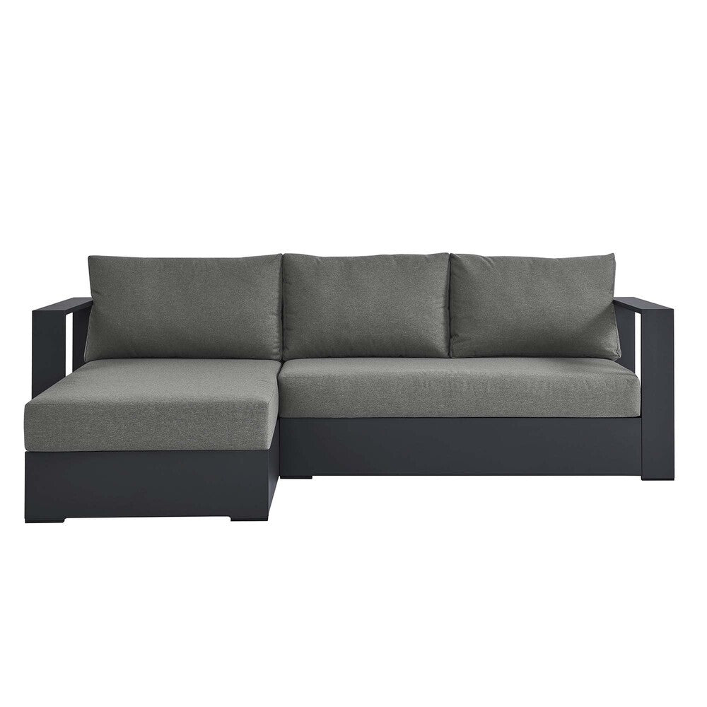 EEI-6670 Tahoe 2-Piece Outdoor Patio Powder-Coated Aluminum Left-Facing Chaise Sectional Sofa Set by Modway