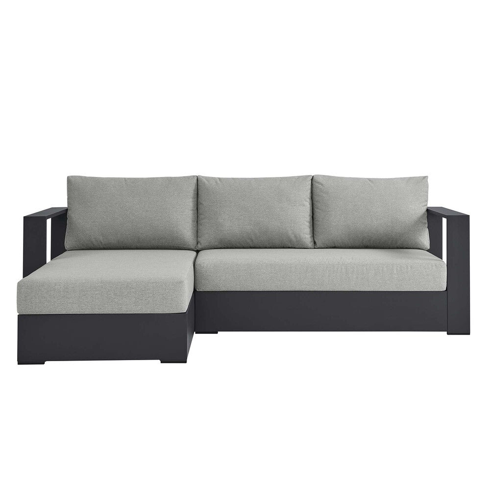 EEI-6670 Tahoe 2-Piece Outdoor Patio Powder-Coated Aluminum Left-Facing Chaise Sectional Sofa Set by Modway