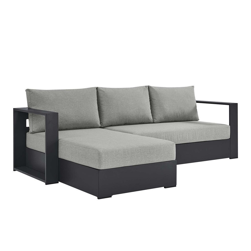 EEI-6670 Tahoe 2-Piece Outdoor Patio Powder-Coated Aluminum Left-Facing Chaise Sectional Sofa Set by Modway