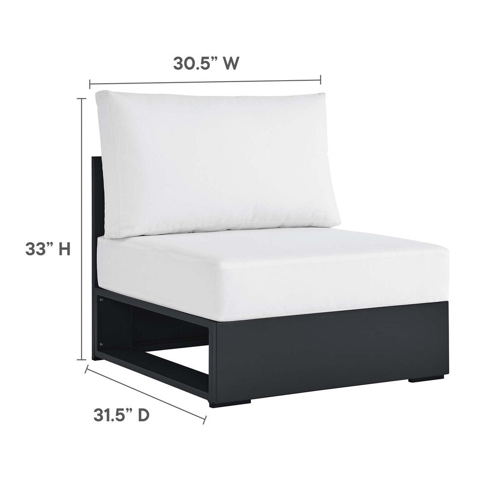 EEI-6672 Tahoe 3-Piece Outdoor Patio Powder-Coated Aluminum Left-Facing Chaise Sectional Sofa Set by Modway