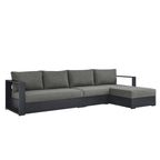 EEI-6671 Tahoe 3-Piece Outdoor Patio Powder-Coated Aluminum Right-Facing Chaise Sectional Sofa Set by Modway