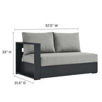 EEI-6671 Tahoe 3-Piece Outdoor Patio Powder-Coated Aluminum Right-Facing Chaise Sectional Sofa Set by Modway