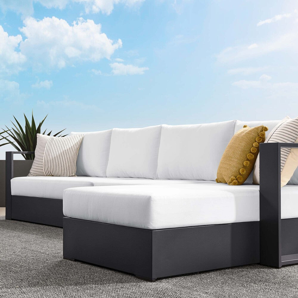 EEI-6671 Tahoe 3-Piece Outdoor Patio Powder-Coated Aluminum Right-Facing Chaise Sectional Sofa Set by Modway