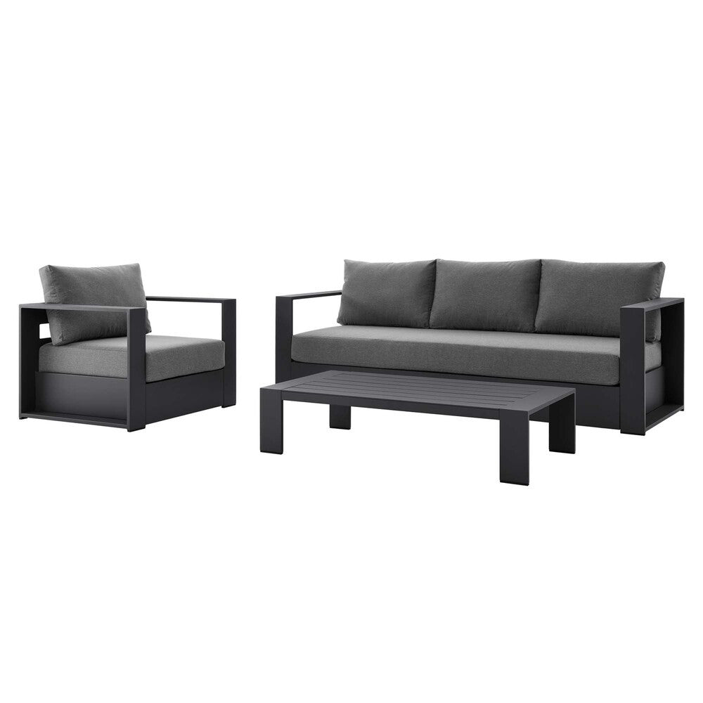 EEI-5748 Tahoe 3-Piece Outdoor Patio Powder-Coated Aluminum Set by Modway