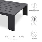 EEI-5748 Tahoe 3-Piece Outdoor Patio Powder-Coated Aluminum Set by Modway