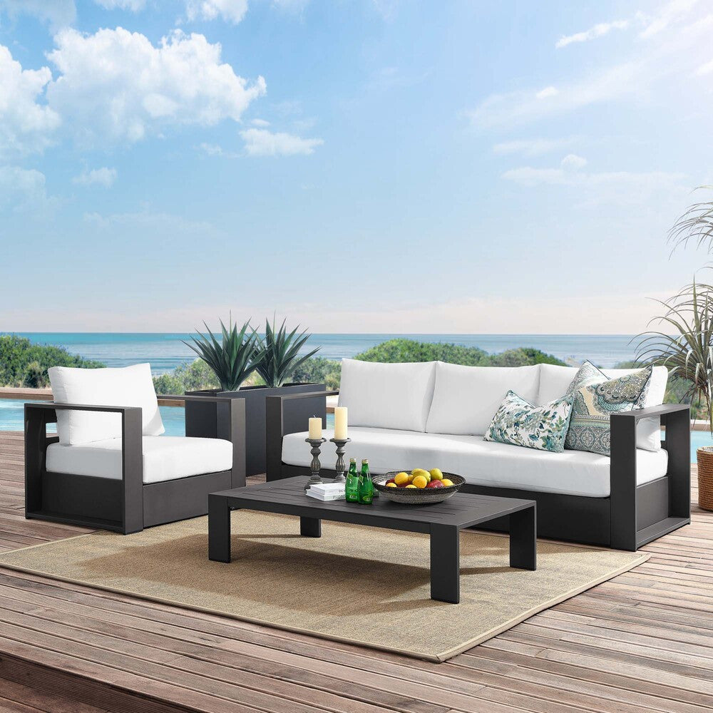 EEI-5748 Tahoe 3-Piece Outdoor Patio Powder-Coated Aluminum Set by Modway
