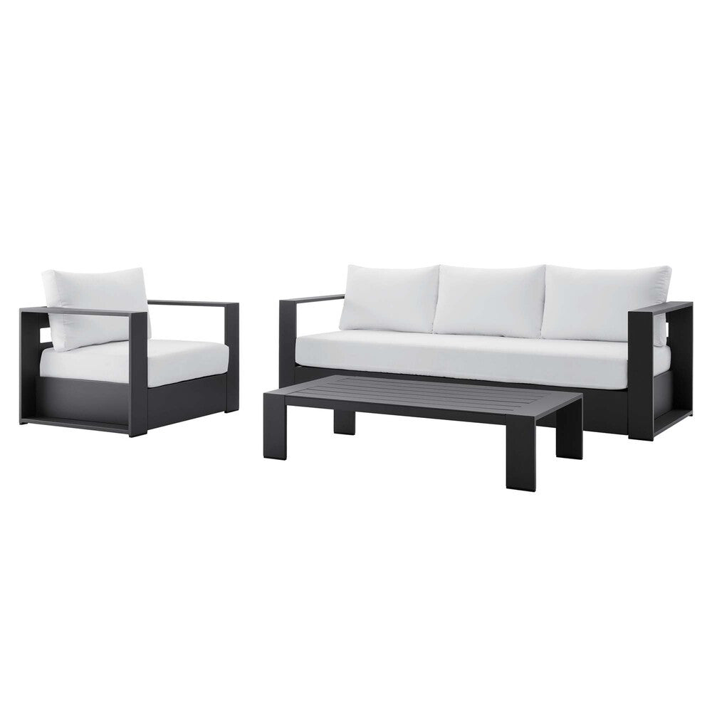 EEI-5748 Tahoe 3-Piece Outdoor Patio Powder-Coated Aluminum Set by Modway