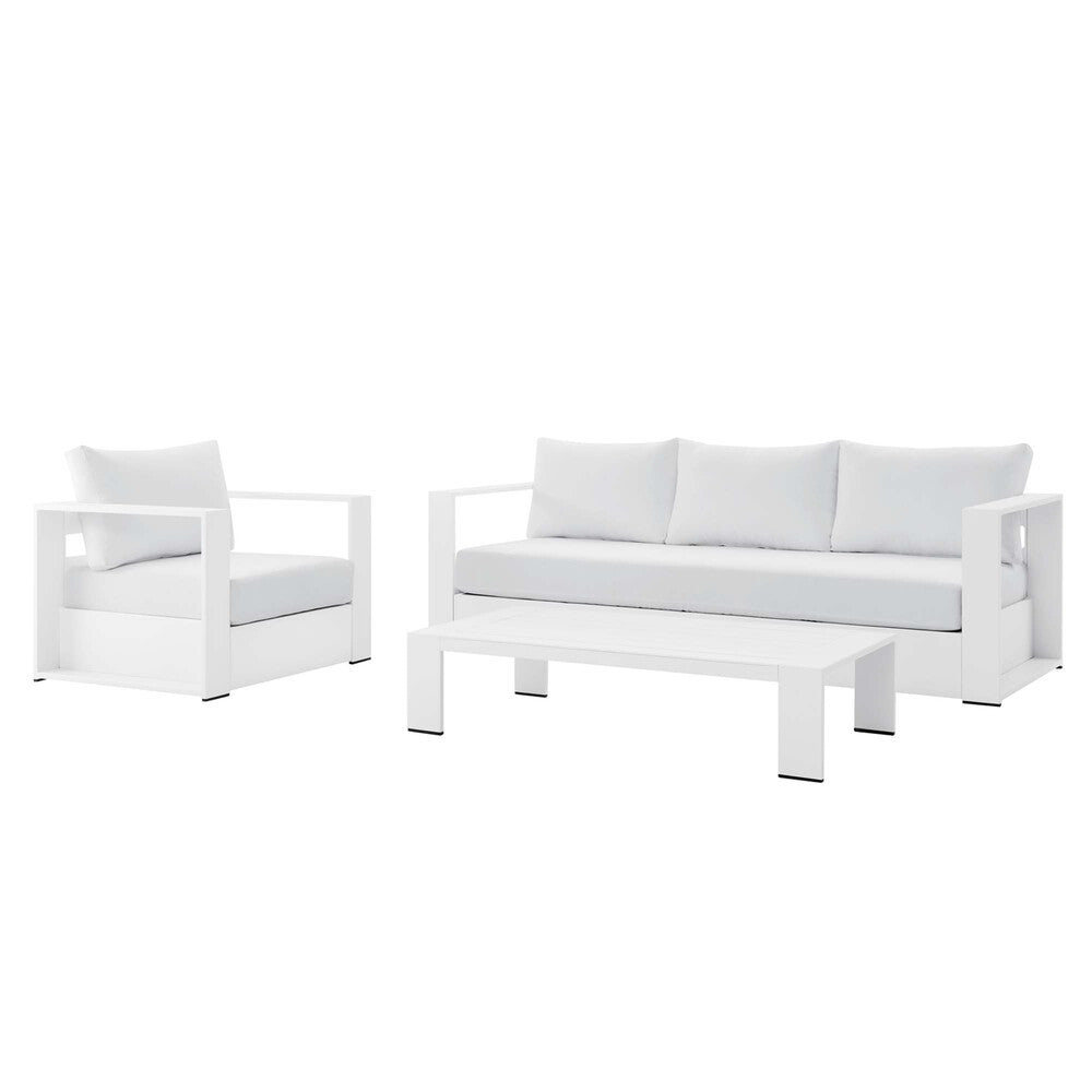 EEI-5748 Tahoe 3-Piece Outdoor Patio Powder-Coated Aluminum Set by Modway