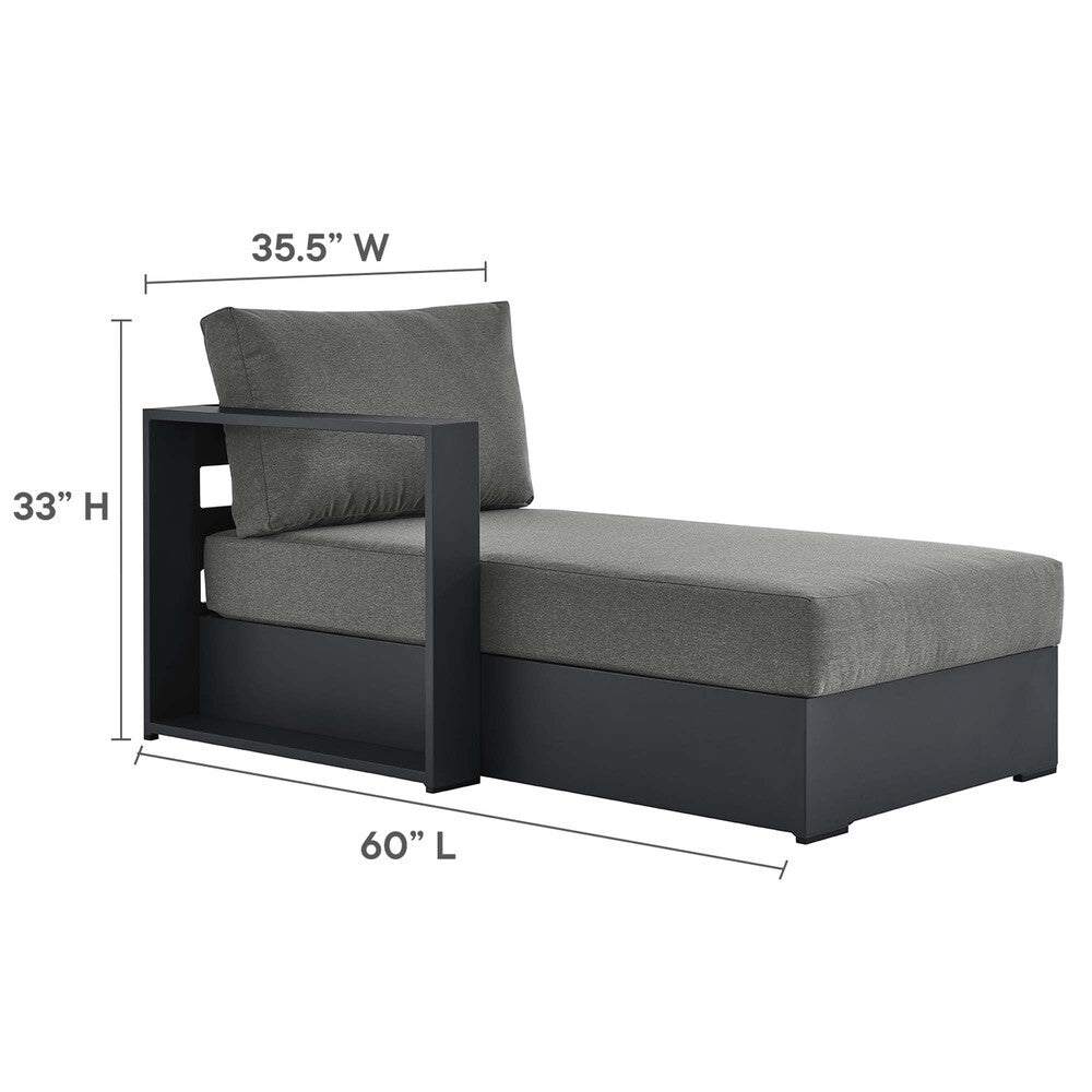 EEI-6676 Tahoe 4-Piece Outdoor Patio Powder-Coated Aluminum Sectional Sofa Set by Modway