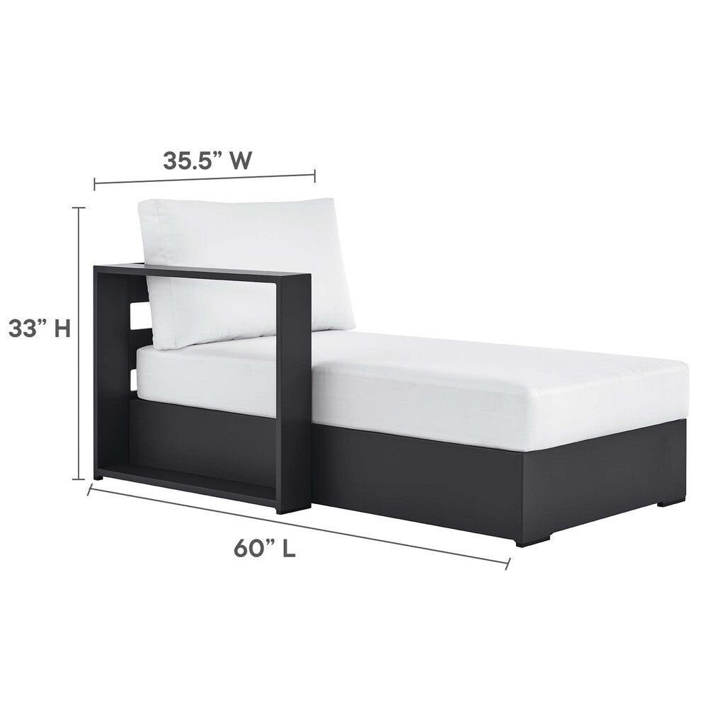EEI-6676 Tahoe 4-Piece Outdoor Patio Powder-Coated Aluminum Sectional Sofa Set by Modway