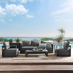 EEI-5749 Tahoe 4-Piece Outdoor Patio Powder-Coated Aluminum Set by Modway