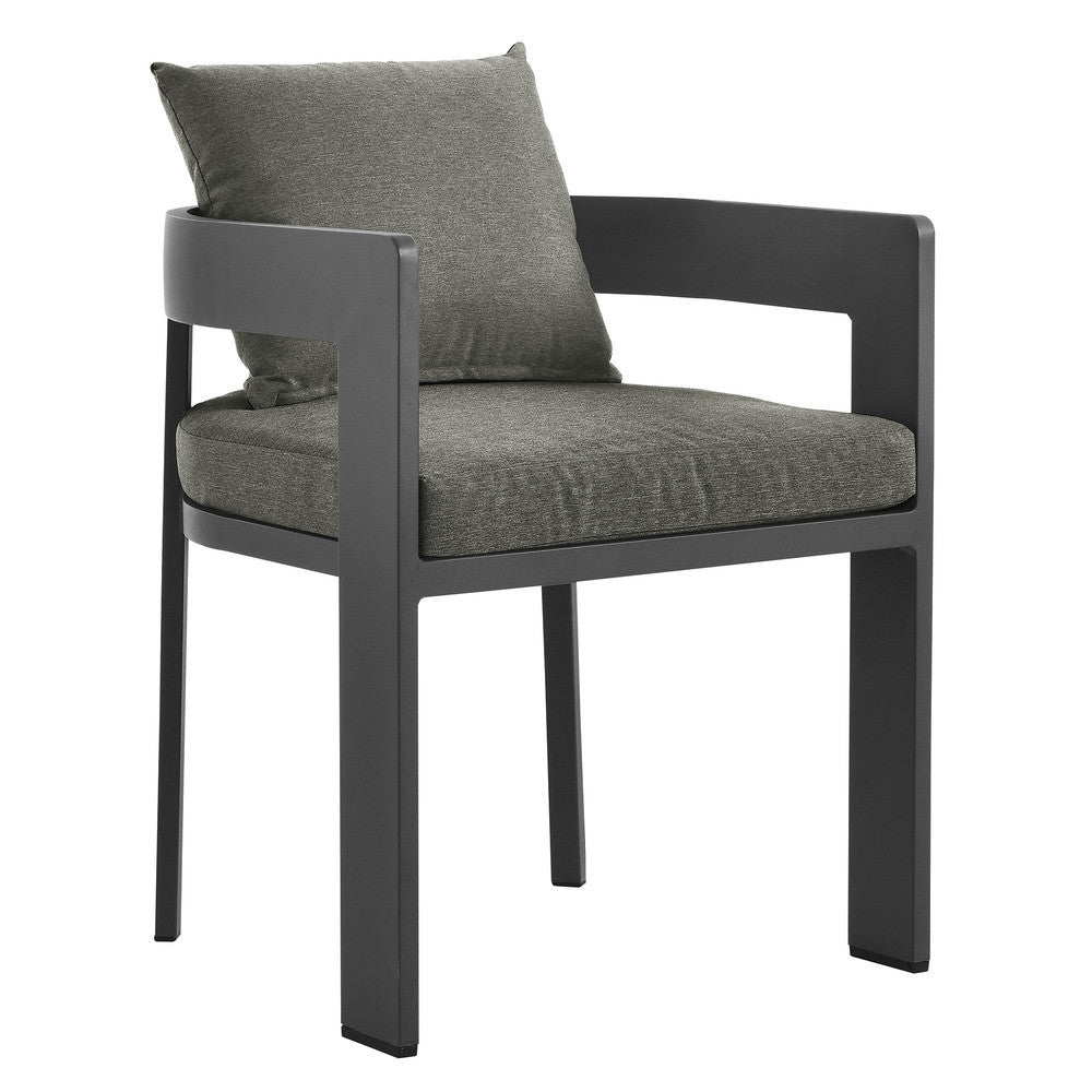 EEI-7060 Tahoe 5-Piece Outdoor Patio Aluminum Dining Set by Modway