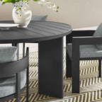 EEI-7060 Tahoe 5-Piece Outdoor Patio Aluminum Dining Set by Modway