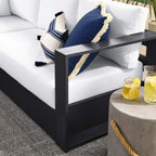 EEI-6674 Tahoe 5-Piece Outdoor Patio Powder-Coated Aluminum Sectional Sofa Set by Modway