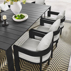 EEI-7059 Tahoe 9-Piece Outdoor Patio Aluminum Dining Set by Modway