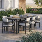 Modway Tahoe 9-Piece Outdoor Patio Aluminum Dining Set With Extendable Table by Modway-EEI-7295