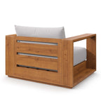 Modway EEI-6782-NAT-LGR Tahoe Outdoor Patio Acacia Wood Chair - Natural Light Gray