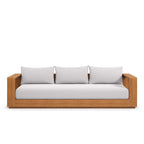 Modway EEI-6784-NAT-LGR Tahoe Outdoor Patio Acacia Wood Sofa - Natural Light Gray