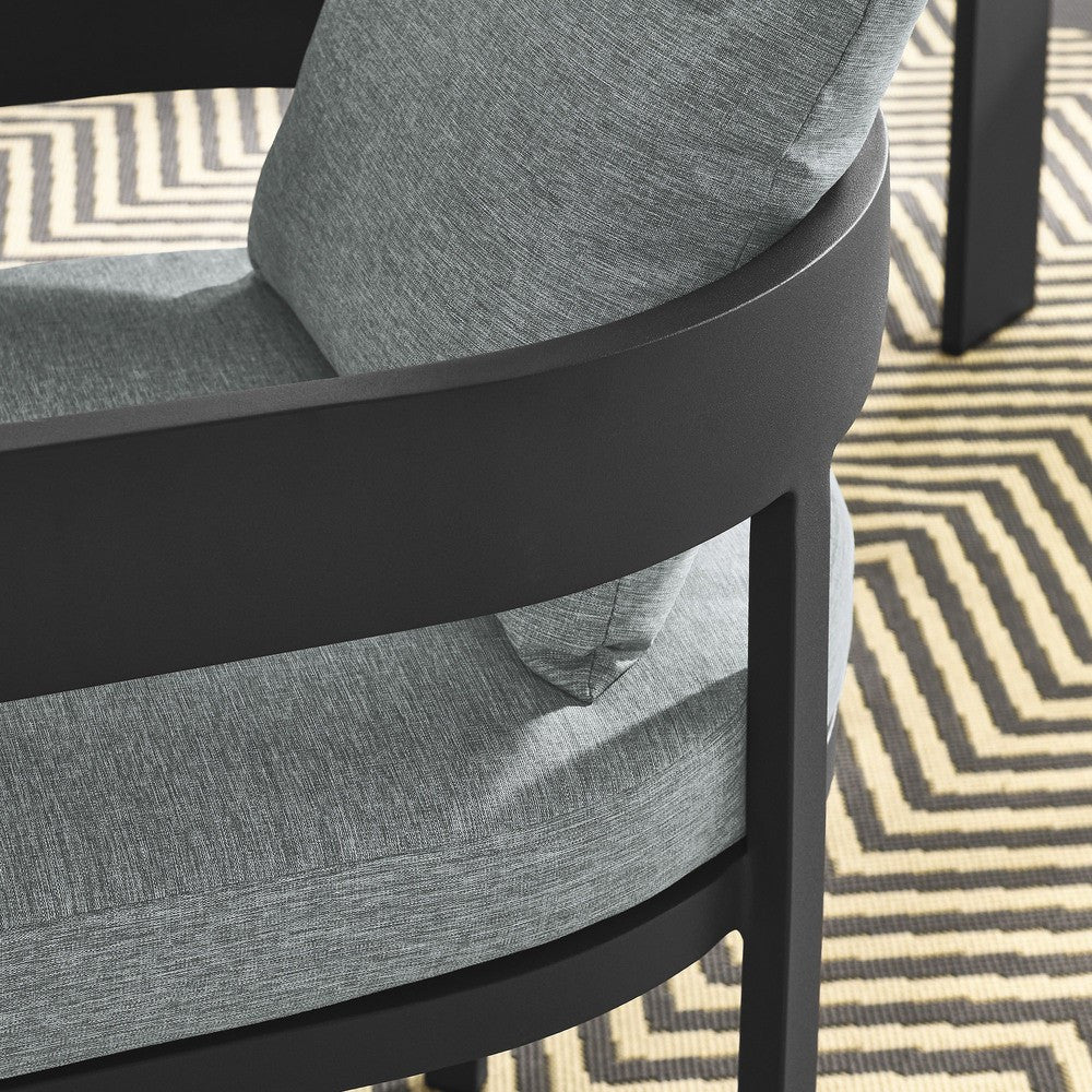 EEI-7053 Tahoe Outdoor Patio Aluminum Dining Chair by Modway